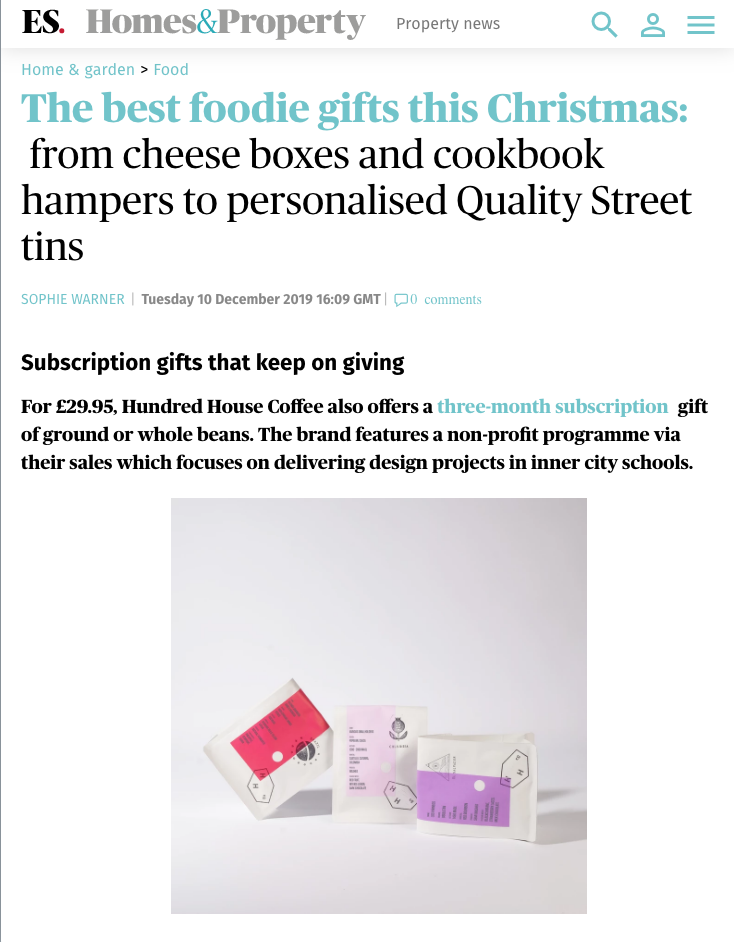 Evening Standard, Best Foodie Gifts, Online, 2019