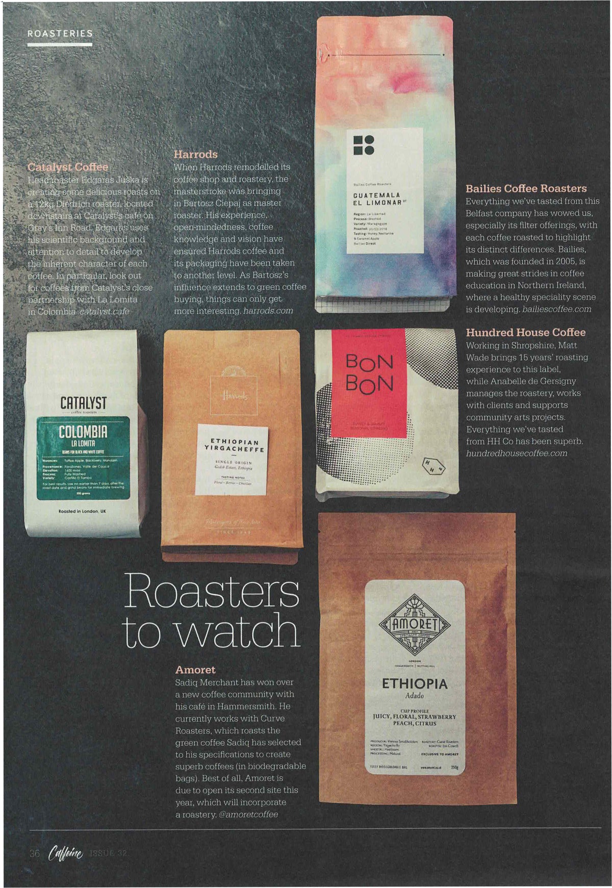 Caffeine Magazine, Issue 32, Roasters to Watch