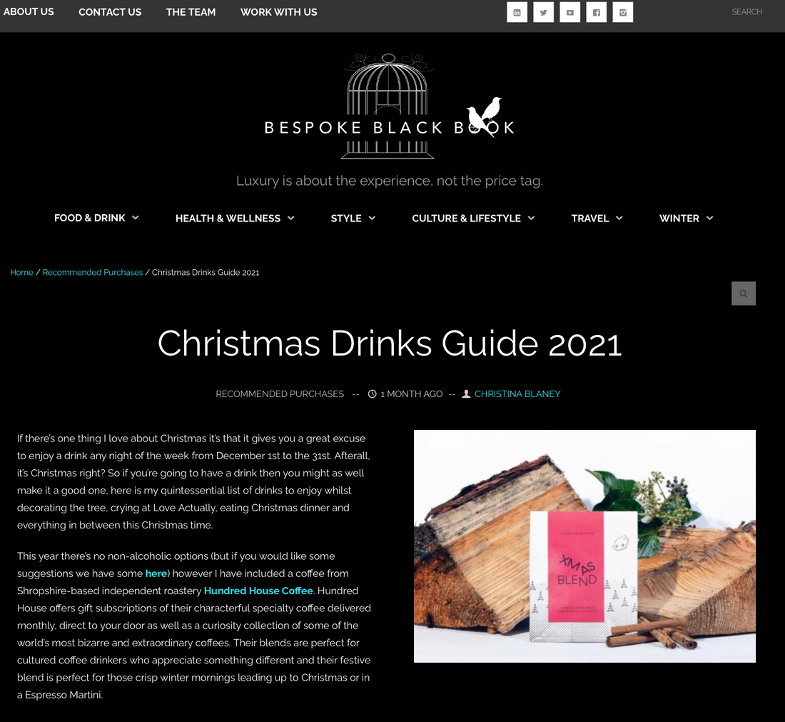 Bespoke Black Book, December 2021