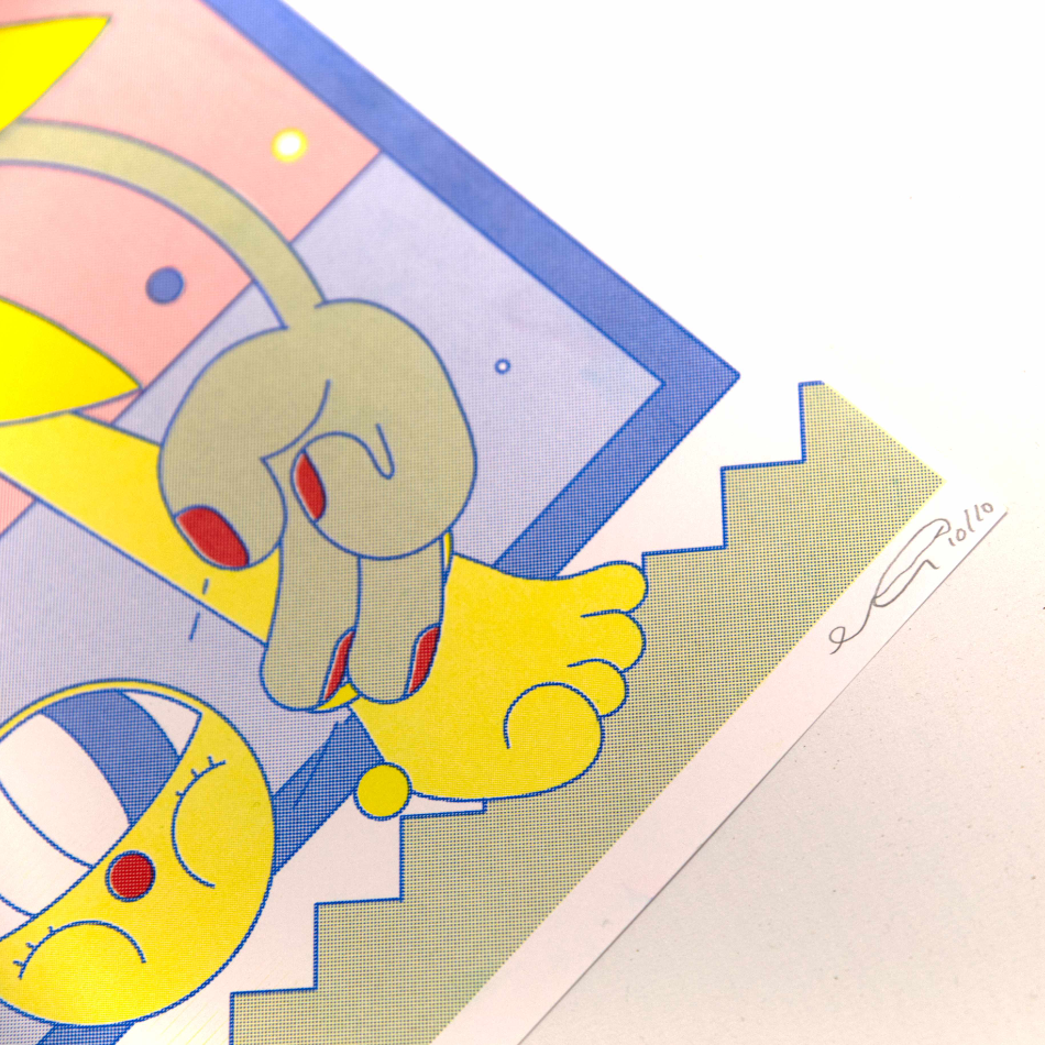 Freak & Unique XII | Unframed EmGal Risograph Print