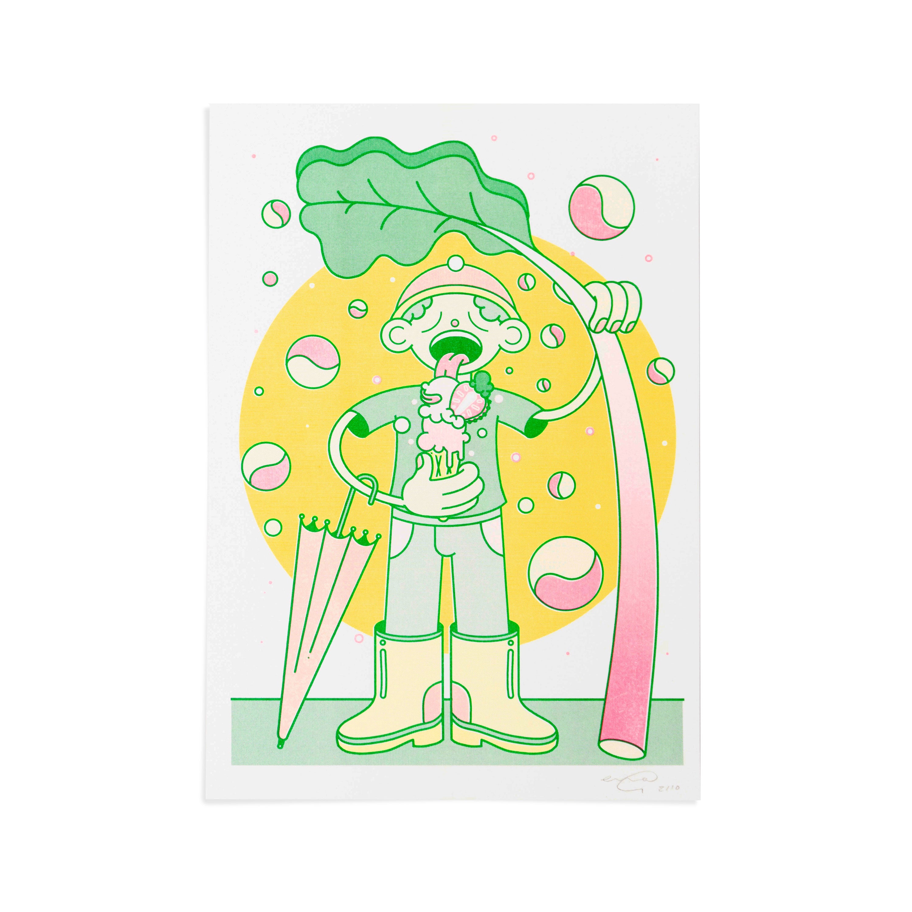 Freak & Unique VII | Unframed EmGal Risograph Print