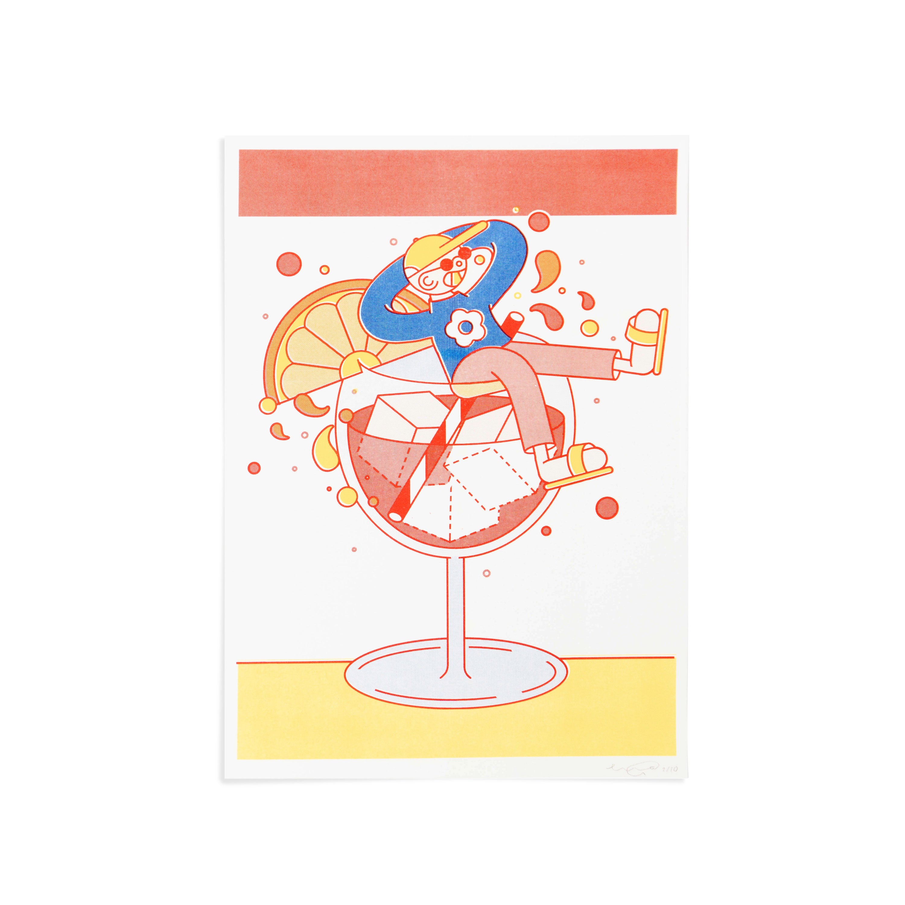 Freak & Unique VI | Unframed EmGal Risograph Print