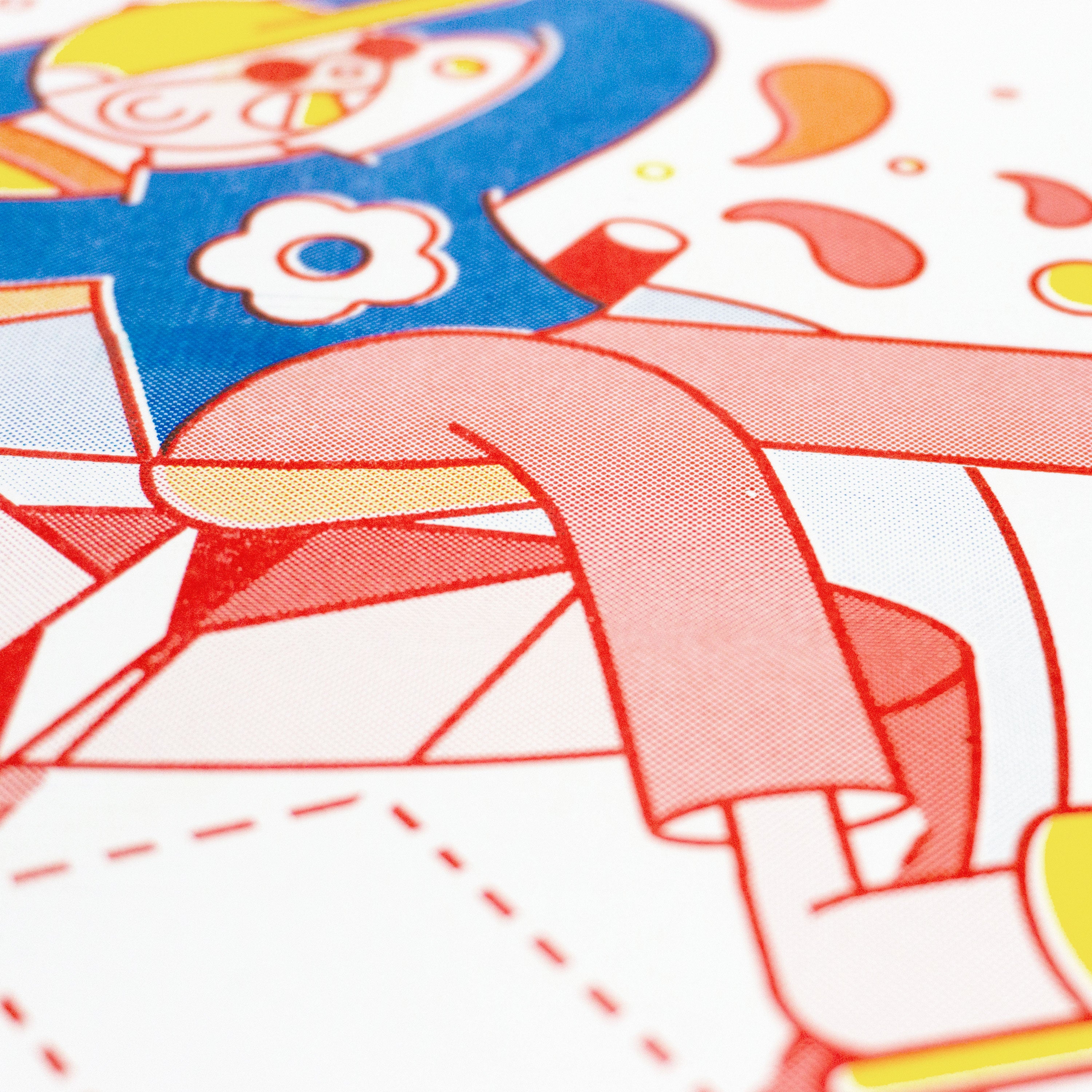Freak & Unique VI | Unframed EmGal Risograph Print