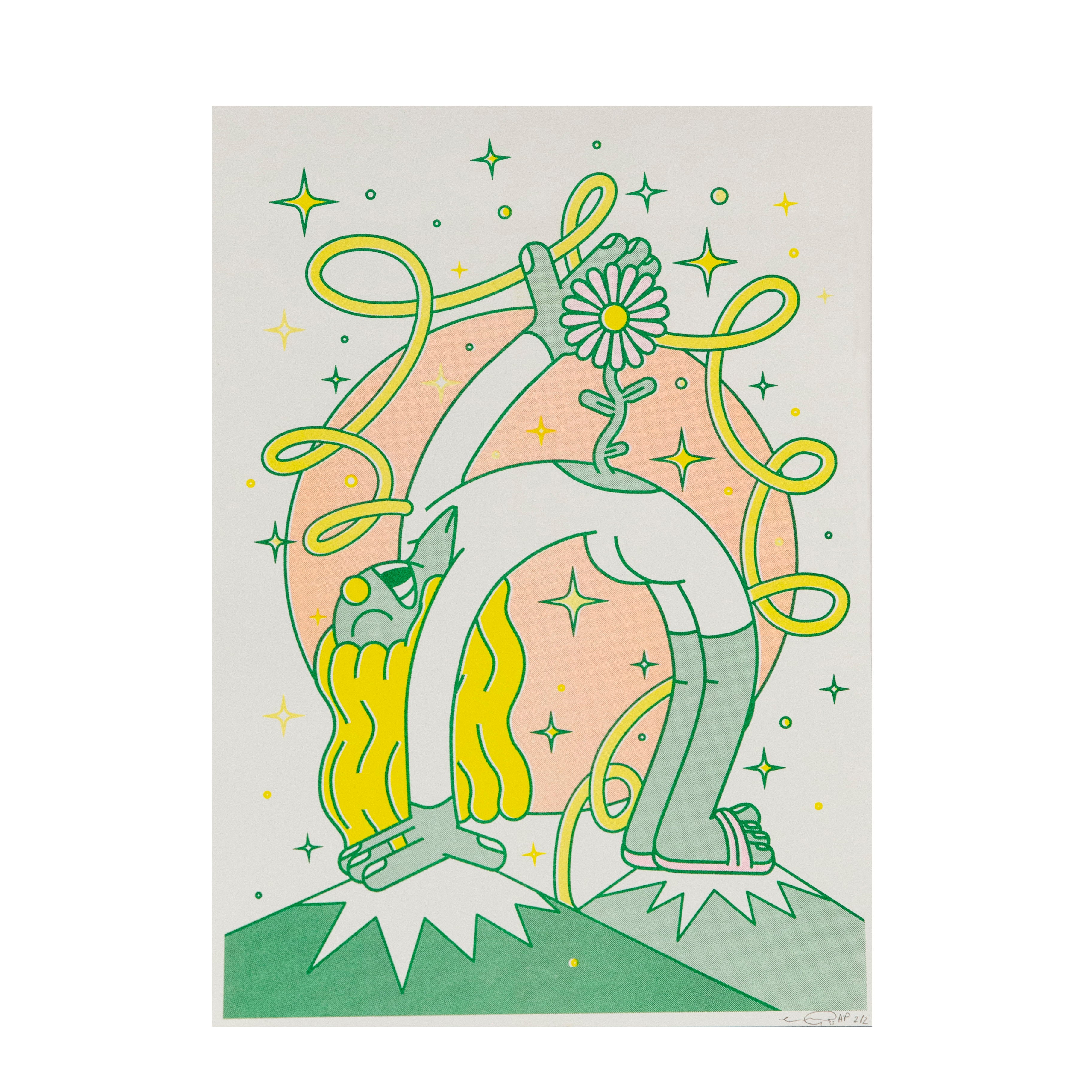 Freak & Unique X | Unframed EmGal Risograph Print