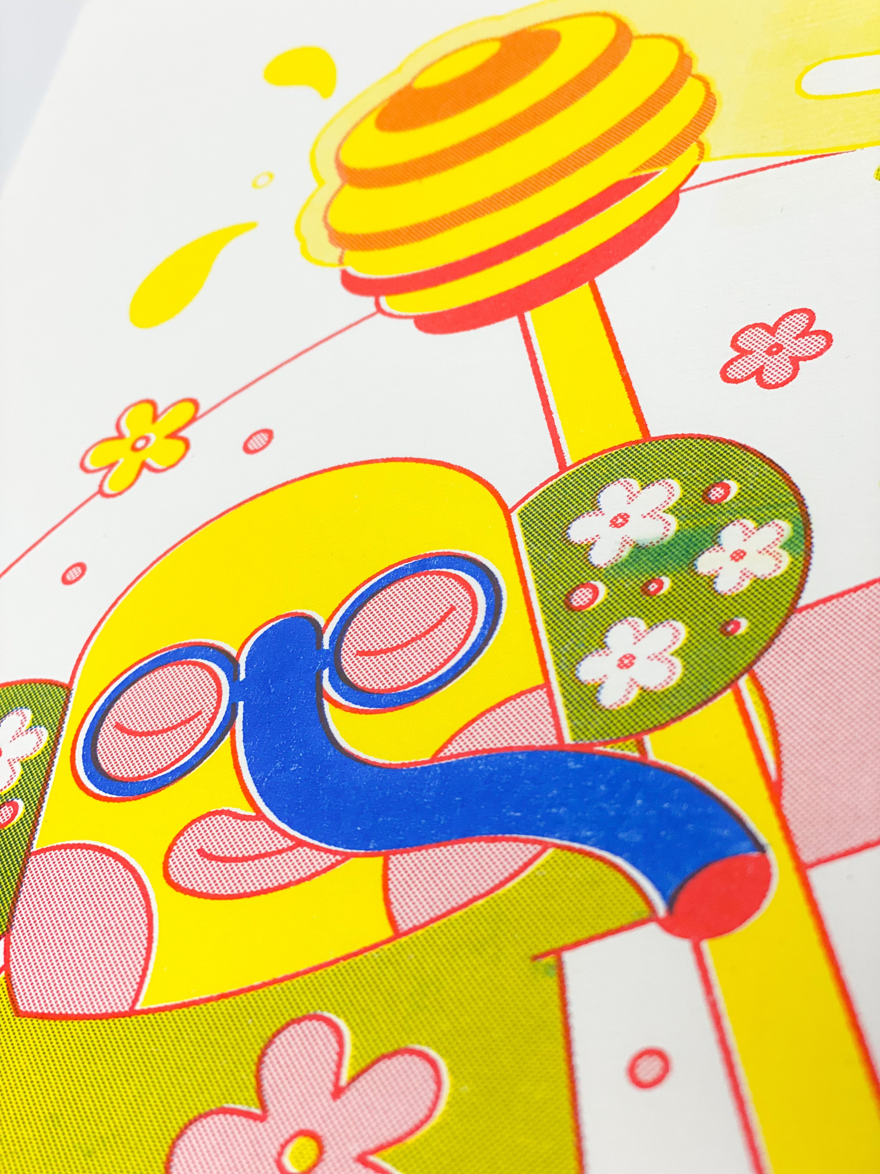 Freak & Unique VIII | Unframed EmGal Risograph Print
