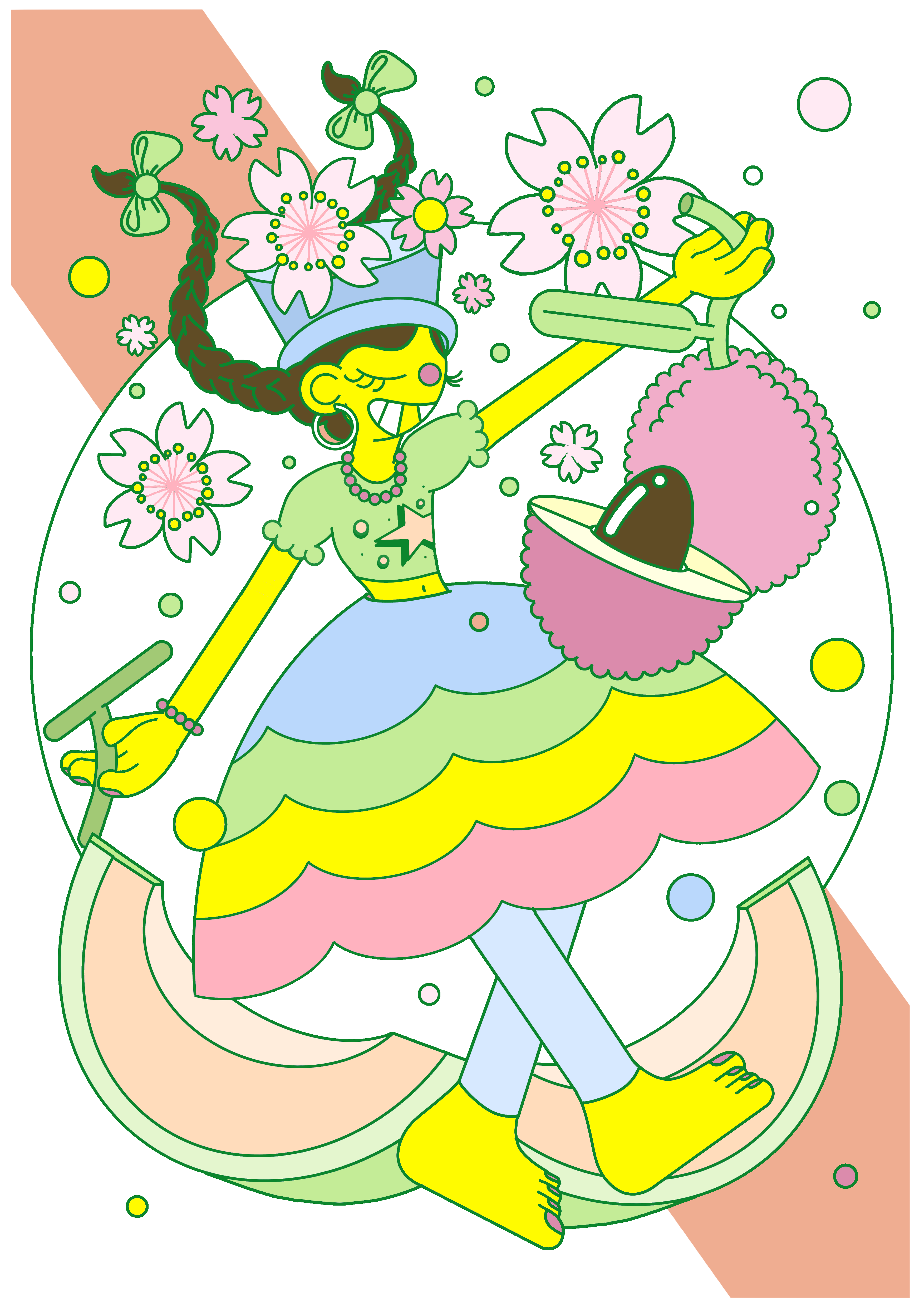 Freak & Unique IX | Unframed EmGal Risograph Print