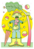 Freak & Unique VII | Unframed EmGal Risograph Print